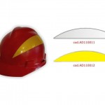 Adesivo refletivo para capacetes